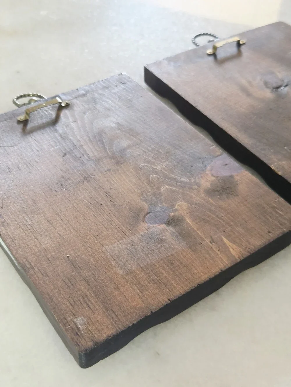 Vintage Wooden Wall Plaques Featuring Sentimental 